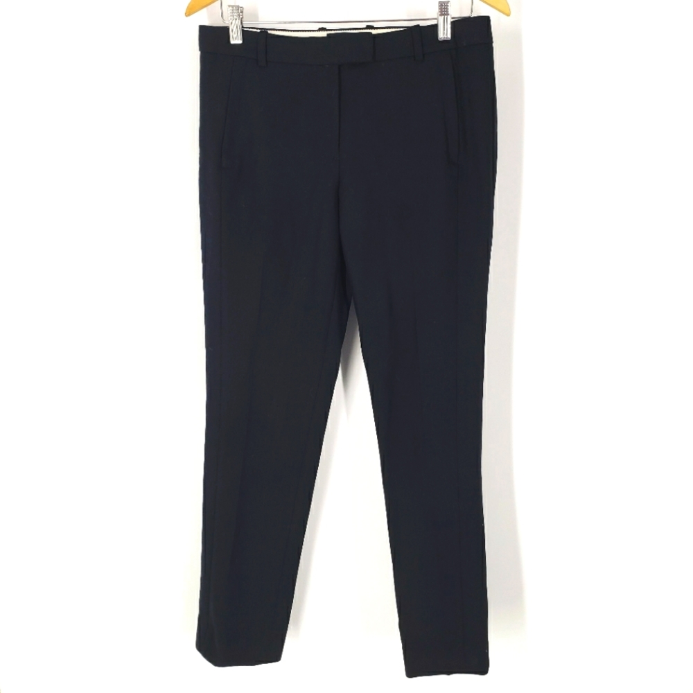 J Crew Maddie Bi Stretch Wool Straight Slim Pant Size 6